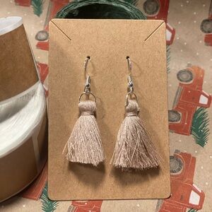 Handmade tassel earrings!